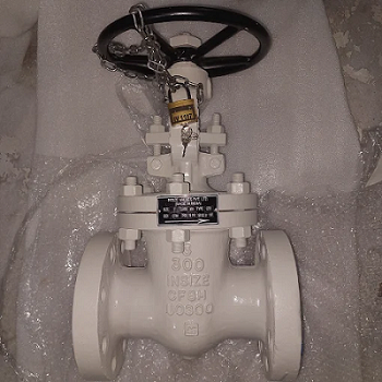 3'' X 300#, GATE VALVE, ASTM A 351 Gr. CF8M.
